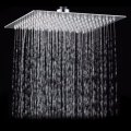 10 Inch 25*25cm Square Top Spray Shower High Pressure 304 Stainless Steel Shower Head