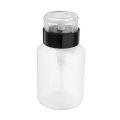 200MLEmpty Clear Pump Dispenser Bottle for Acetone Polish Remover Alcohol Liquid Oil Bottles