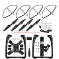 Upgraded Propeller Blade Protector Flashlight Black Kit RC Quadcopter Parts for Hubsan H501S