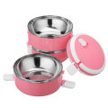 1-4 Layer Stainless Steel Lunch Box Bento Box Camping Picnic Food Storag... (SIZE: #4 | COLOR: PINK)