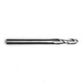 1/8 Inch Shank Ball Nose End Mill 2 Flute 12mm Carbide CNC Cutting Tool