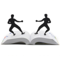 1Pcs Bookmark for Books Kongfu People Shape Page Mark Creative Office Student Supplies Gift for Chil