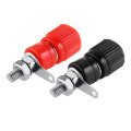 One Pair Red and Black of Terminal js-919 Test Connector Ground Pole 4mm Terminal Instrument Instrum