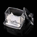 Q-tip Storage Boxes Cotton Swab Holder Clear Acrylic Cosmetic Makeup Case Hotel Supplies