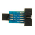 10 Pin To 6 Pin Adapter Board Connector For  ISP Interface Converter AVR AVRISP USBASP STK500 Standa