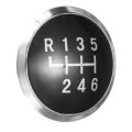 Replacement 6 Speed Gear Knob Badge Emblem Cap For VW T5 Transporter 2003-2010