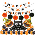 Happy Halloween Decoration Props Hanging Letter Bat Balloon Spiders Pumpkin