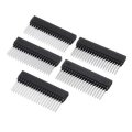 15pcs 2x20 PIN Double Row Straight Female Pin Header 2.54MM Pitch Pin Long 12MM Strip Connector Sock