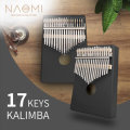NAOMI Kalimba 17 Keys Kalimba C Tone Single Board Mini Keyboard Instrument African Solid Wood Thumb