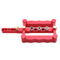 Drillpro Self Centering Dowelling Jig Metric Dowel 6/8/10mm Punch Locator Drilling Tools for Woodwor