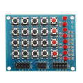 5pcs 8 LED 4x4 Push Button Switch 16 Keys Matrix Independent Keyboard Module For AVR ARM STM32
