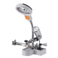 4.5x-11x Magnifier Desk Lamp Desktop Magnifying Glasses Repair Clampwith LED Light