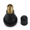 5Pcs Universal TR412 Snap-in Car Tubeless Tyre Valve Stems Rubber Copper Vacuum Tire Air Valve for A