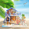 Hoomeda Legend Of The Blue Sea DIY Handmade Assemble Doll House Miniature Model with Lights Music fo