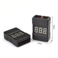 2Pcs BX100 Battery Voltage Tester Meter Low Voltage Alarm Buzzer For 1~8S Lipo Battery