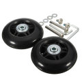 2pcs Luggage Suitcase Replacement Wheels Axles Repair Parts 7522mm