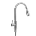 Stainless Steel Hot And Cold Pull Tap Simple Pull Kitchen Sink Faucets