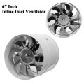 Inline Duct Booster Exhaust Fan Ventilator Ventilation Hydroponic Vent Air 6``