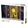 1000 Pieces Deer in the Forest DIY Assembly Jigsaw Puzzles Landscape Picture Educational Games Toy f