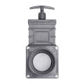 DN65 3 Inch Upvc EPDM Stainless Steel Sewage Gate Valve Industry Pull Plate Mixing Valve 0.35Mpa