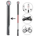 Bike Pump Mini Portable Bicycle Tire Air Foot Pump With Pressure Gauge Cycling