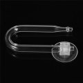 Fish Tank Aquarium CO2 Diffuser Check Valve U Shape Glass Tube Suction Cup Kit