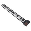 Portable Keyboard Piano Roll Up 88 Keys Electronic Keyboard Flexible Silicone with Rechargeable Batt