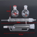125ml Glass Soxhlet Extractor Kit Condenser and Extractor with 2x125ml Flask