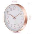 12`` Morden Wall Clock Non-ticking Wall Clock For Office/Living Room/Bedroom Decor