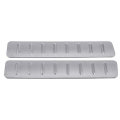 2Pcs Car Stainless Steel Rear Tailgate Boot inserts Cargo Trunk Scuff Plates For Range Rover Evoque