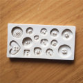 New Button Shape Silicone Mold Jelly Soap Chocolate Mold DIY Baking Cake Decorating Tools