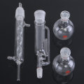 125ml Glass Soxhlet Extractor Kit Condenser and Extractor with 2x125ml Flask