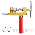2 In 1 Glass Tile Opener with 2Pcs Extra Cutting Head Carbide Blade Wheel Cutter for Glass Tile Mirr