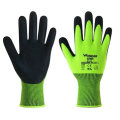 Garden Gloves Gardening Nitrile Rubber Gloves Quick Easy To ... (SIZE: 9L | COLOR: FLUORESCENTGREEN)