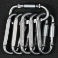 Aluminum Alloy Carabiner Multi Use Backpack Keychain Bottle Tent Rope Buckle Climbing