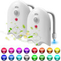 Automatic Motion Sensor Toilet Night Light 16 Colors Rechargeable Toilet Aroma Lamp Toilet Bowl Nigh