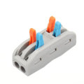 Excellway 30pcs PCT-2 2Pin Colorful Docking Connector Electrical Connectors Wire Terminal Block Univ