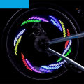 7LED Full Color Bike Silica gel Spoke Light MTB Steel Wire Lamp