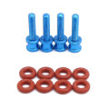 4 PCS M3 Screw Column + 8PCS Damping Rings Spare Part for Strech X5 AstroX X5 Frame Kit RC Drone FPV