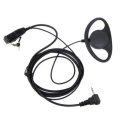 1 Pin FBI Earhook Earpiece D Type Headset PTT for Motorola Talkabout Portable Radio TLKR T4 T60 T80