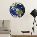 CC085 Creative Luminous Earth Wall Clock Mute Wall Clock Quartz Wall Clock For Home Office Decoratio