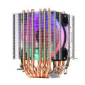 DIY Removable CPU Cooler RGB Cooling Fan For Intel 775 1150 1151 1155 1156 1366 AMD AM4
