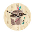 CC028 Creative Squirrel Pattern Wall Clock Mute Wall Clock Quartz Wall Clock For Home Office Decorat