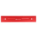 RED ARROW 300mm Metric Aluminum Alloy Striaght Ruler Gauge Precision Woodworking Square Measuring To