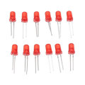 5pcs DIY Red LED Round Flash Electronic Production Kit Component Soldering Training Practice Board