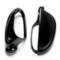 Pair Car Front Wing Side Mirror Cover Housing Black Cap For VW Jetta Golf MK5 Eos for SKODA for SEAT