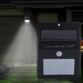 Waterproof LED Human Body Infrared Solar Sensor Wall Light Outdoor Garden Wall Lamp