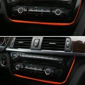 Illuminated LED Dual Color AC Radio Trim Retrofit For BMW 3 4 M3 M4 Series F30 F31 F32 F33 F34 F36 F