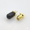 6mm Black Protective Cover Rubber Covers Dust Cap for SMA Connector Metal Tubes