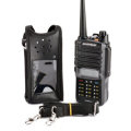 BAOFENG UV9R PLUS Walkie Talkie Leather Storage Bag Interphone Protector Cover For BAOFENG A58/9700